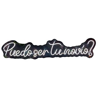 Foto 1 | Letrero Led Neón Puedo Ser Tu Novio? Amor Luminoso Decoración