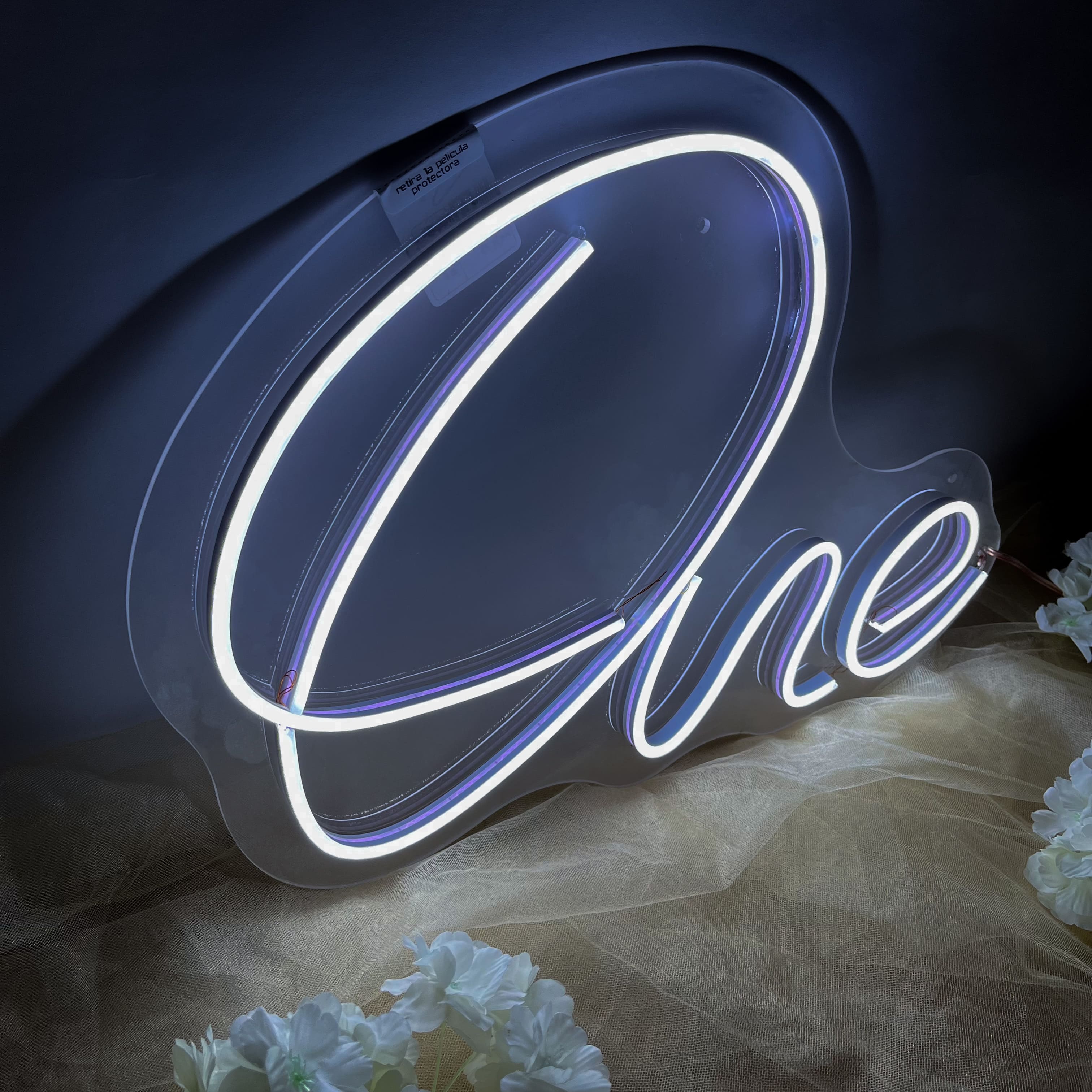 Foto 4 pulgar | Letrero Led Neón One Luminoso Decorativo
