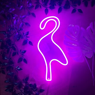 Foto 2 | Letrero Led Neón Flamingo Decorativo Luminoso