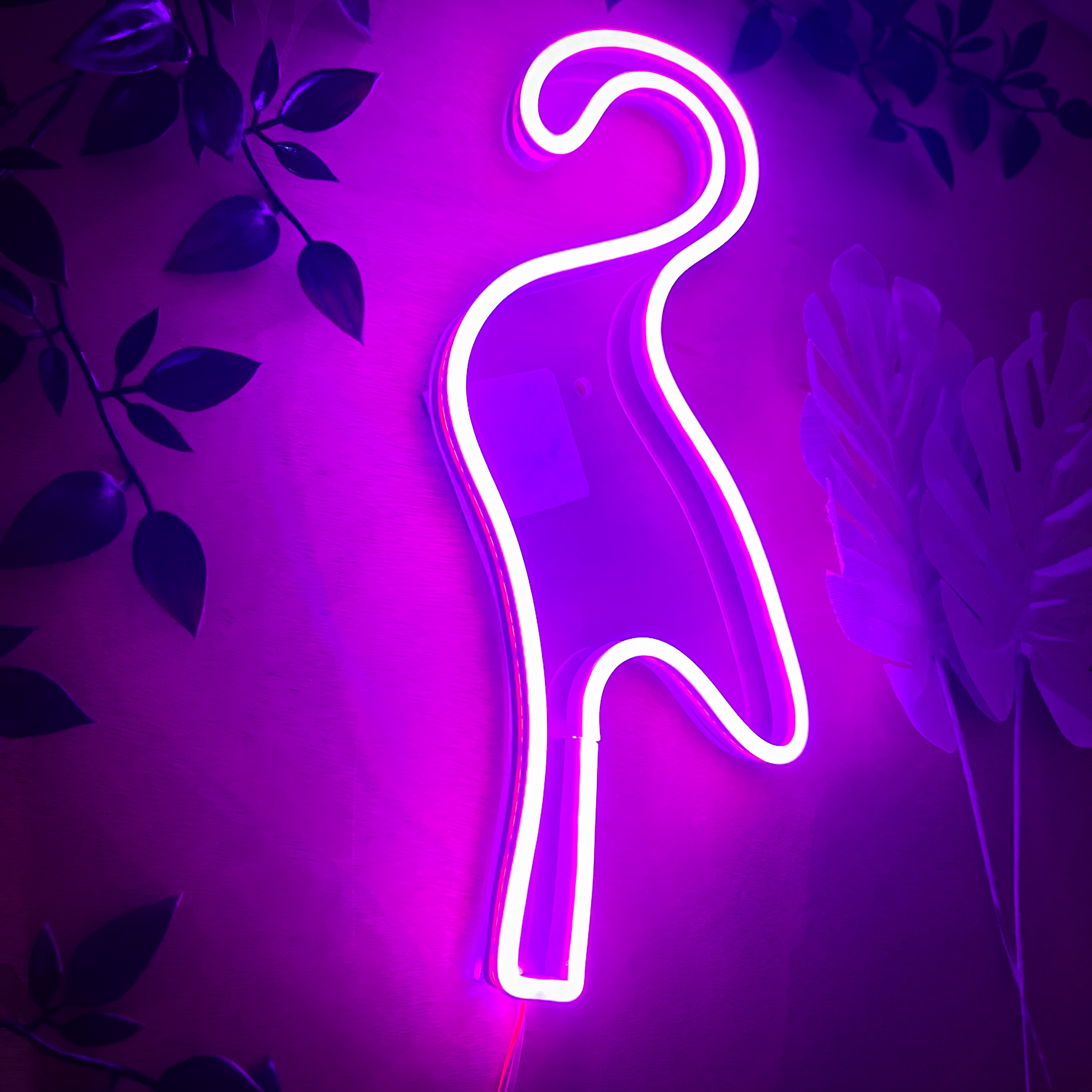 Foto 3 | Letrero Led Neón Flamingo Decorativo Luminoso