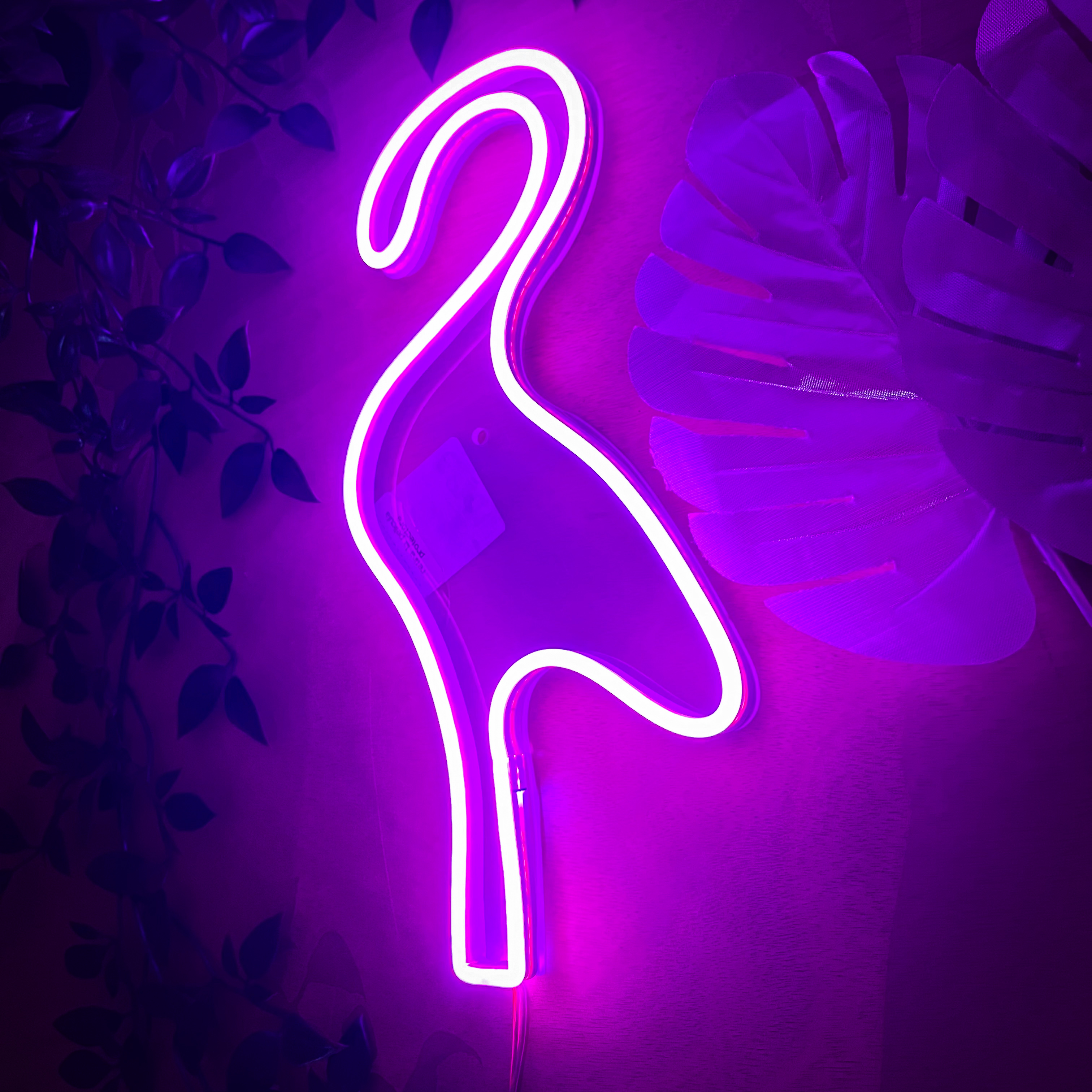 Foto 4 | Letrero Led Neón Flamingo Decorativo Luminoso
