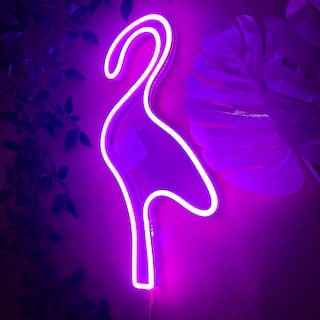 Foto 4 | Letrero Led Neón Flamingo Decorativo Luminoso