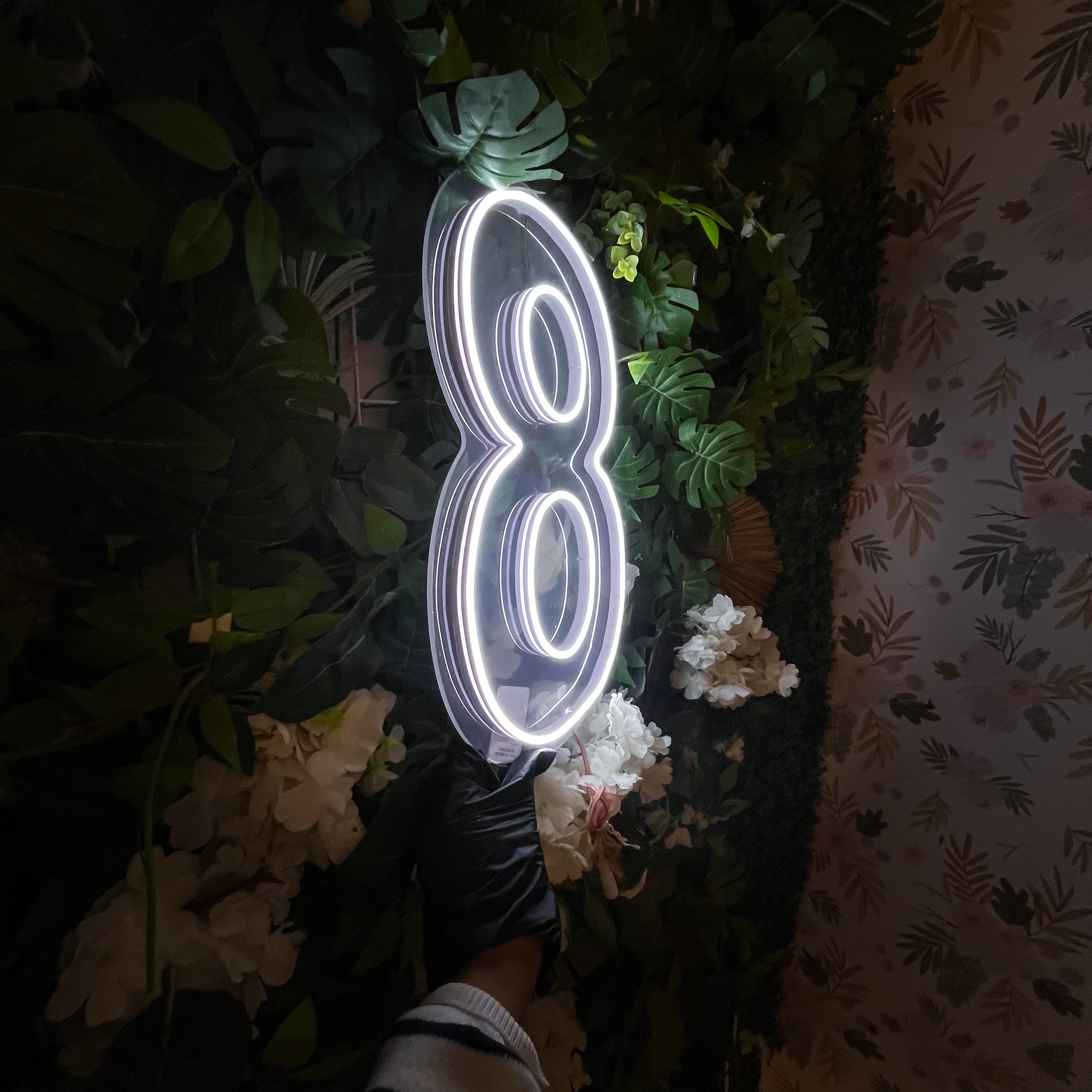 Foto 4 pulgar | Letrero Led Neón Número 8 Decorativo Fiesta Luminoso 40x27cm