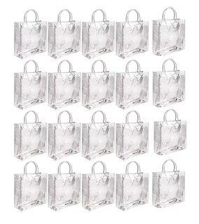 Foto 1 | Bolsa de Regalo con Asa Belug 20 Piezas Transparentes