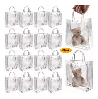 Foto 2 | Bolsa de Regalo con Asa Belug 20 Piezas Transparentes