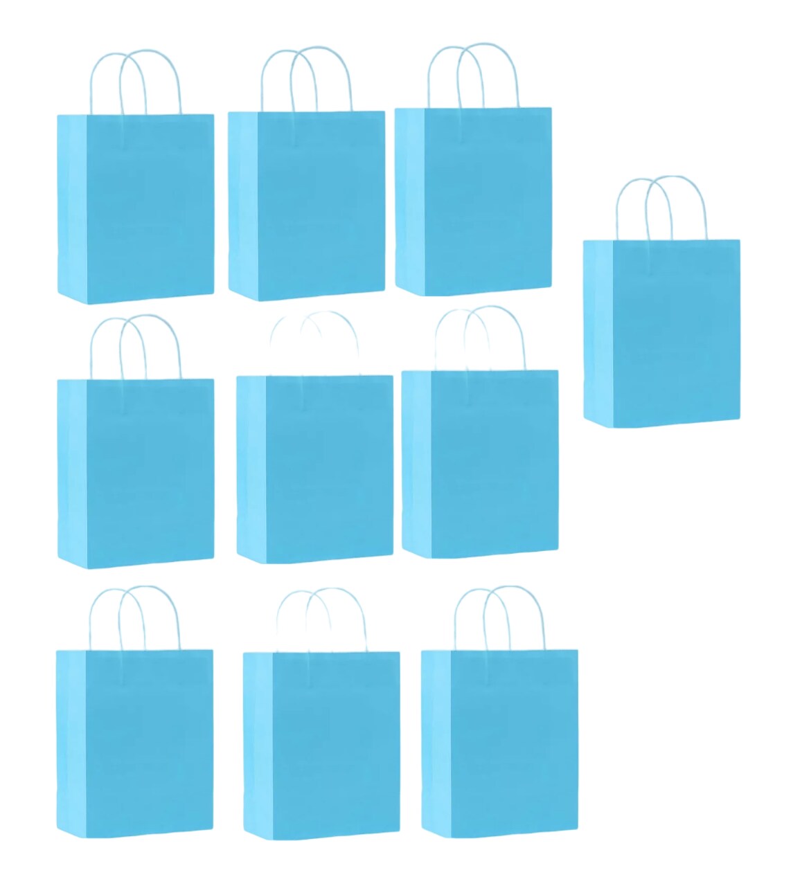 Bolsas de Regalo Papel Kraft Belug 10 Piezas Azul $449