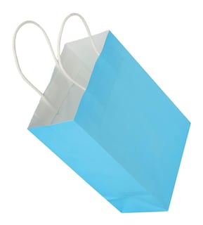 Foto 5 | Bolsas de Regalo Papel Kraft Belug 10 Piezas Azul