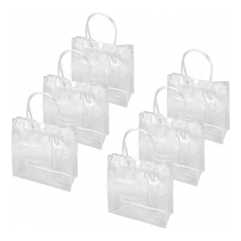 Foto 3 pulgar | Bolsas De Regalo Reutilizables De Plástico Pvc 30 Unidades Transparentes - Venta Internacional.