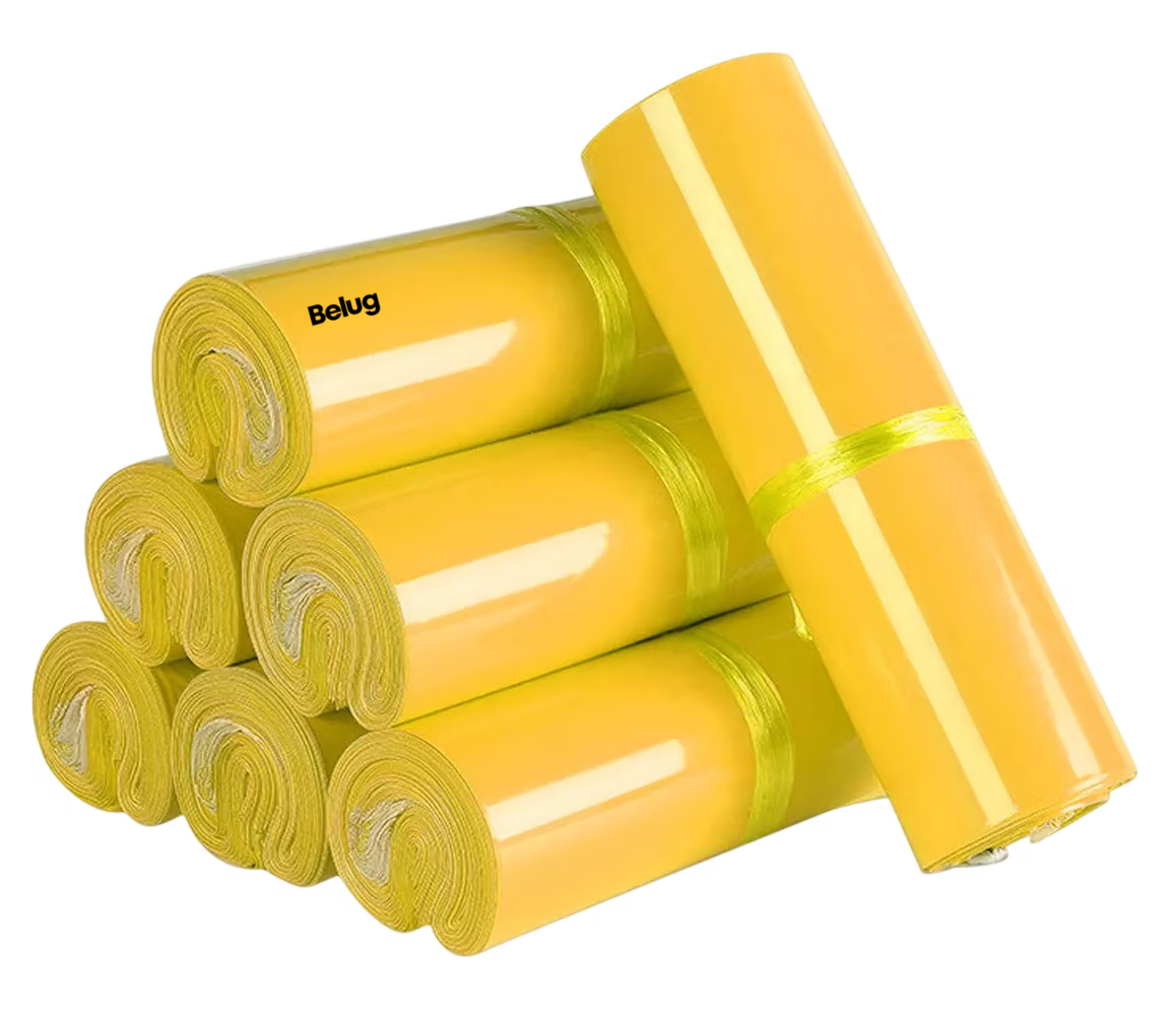 Foto 2 pulgar | 100 Bolsas Sobres De Plástico Para Envíos Paquetería 25*35 Cm Amarillo