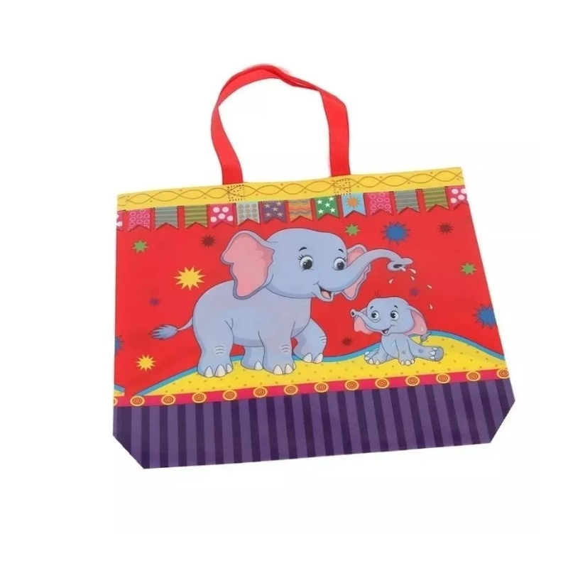 Foto 4 pulgar | Bolsas Reutilizables Animadas Para Regalo 39x30 Cm 12 Piezas - Venta Internacional