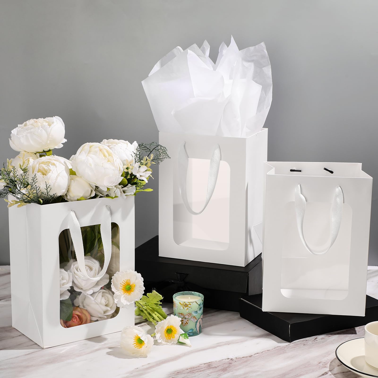 Foto 5 pulgar | Bolsas de Regalo Zhanmai 36 Piezas con Ventana Transparente- Venta Internacional