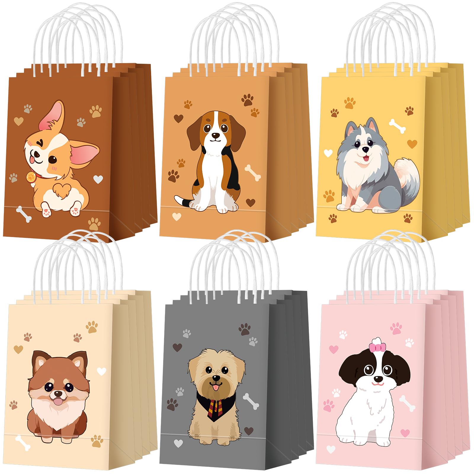 Foto 1 | Bolsas de Regalo Cachorros Zhanmai 24 Unidades - Venta Internacional