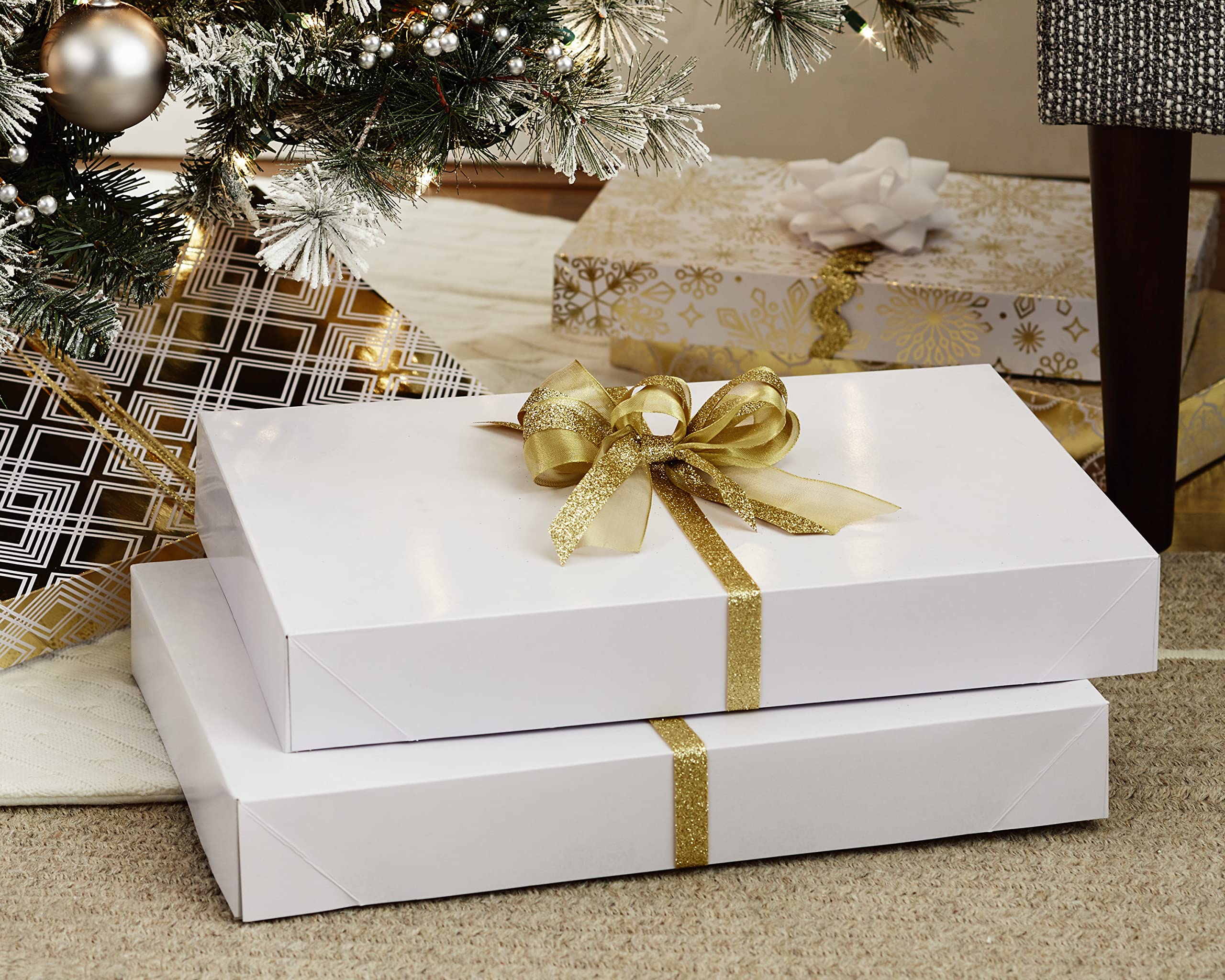 Foto 3 pulgar | Cajas De Regalo Hallmark Xl Con Tapa, 12 Cajas Para Batas, Color Blanco - Venta Internacional.