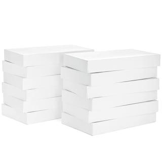 Foto 4 | Cajas De Regalo Hallmark Xl Con Tapa, 12 Cajas Para Batas, Color Blanco - Venta Internacional.