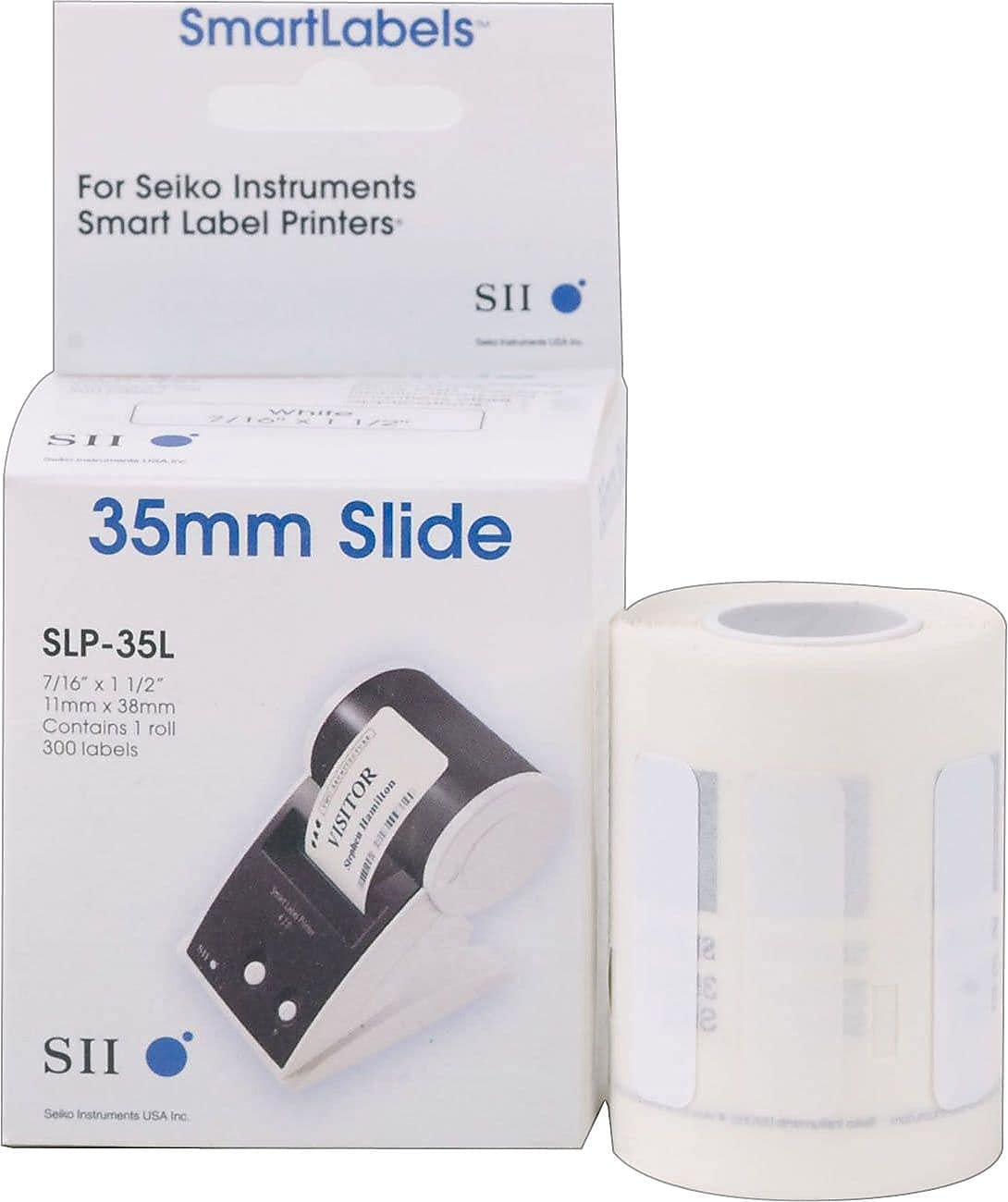 Foto 3 pulgar | Slide Labels Seiko Slp35l, Autoadhesivas, 35 Mm, 300 Etiquetas - Venta Internacional.