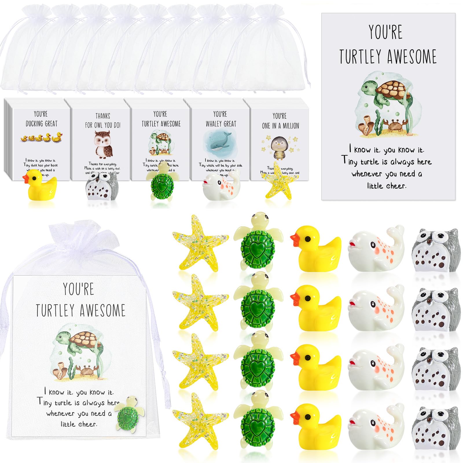 Foto 2 pulgar | Set De Regalo De Agradecimiento A Los Empleados Fumete Con Patos Y Tarjetas De Resina - Venta Internacional.