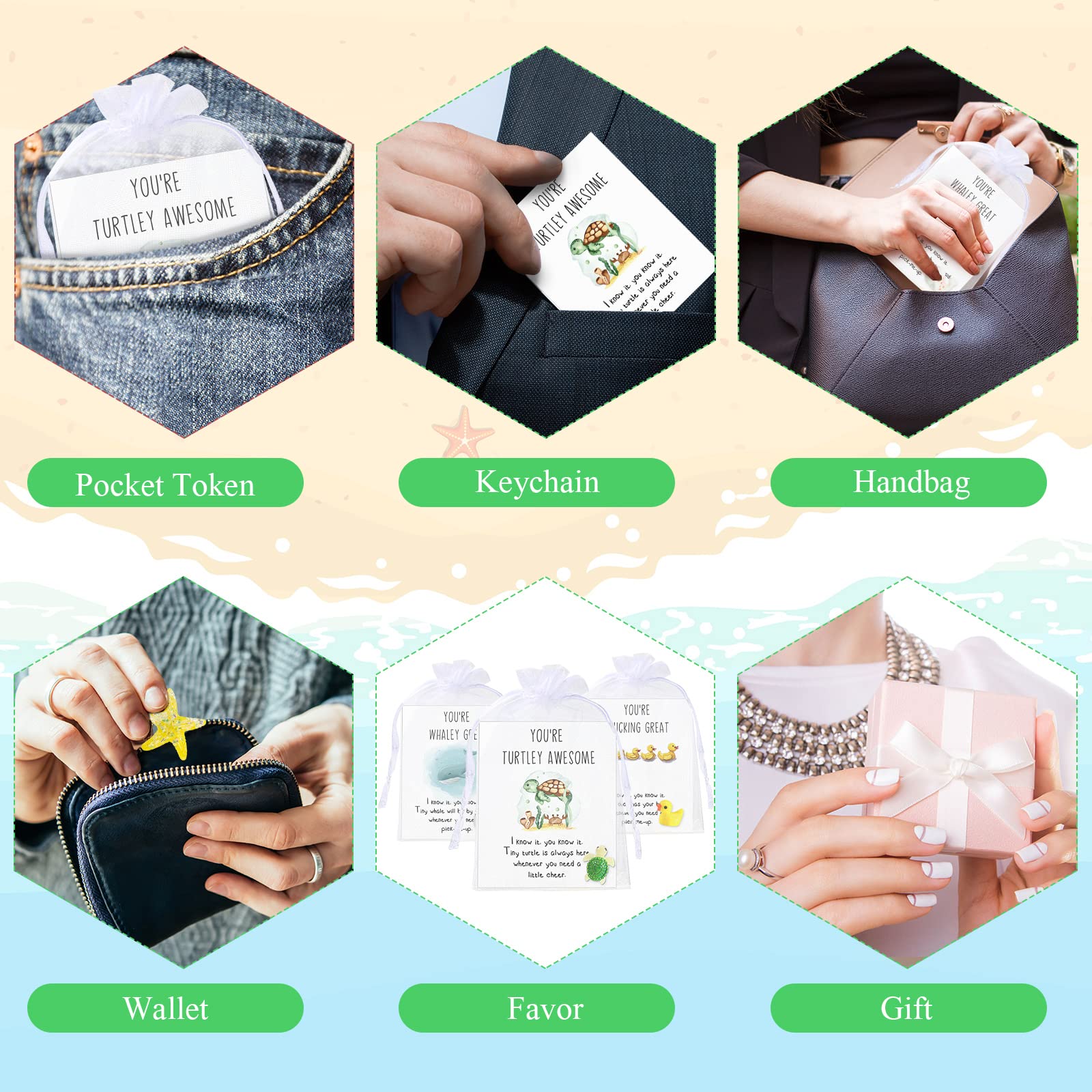 Foto 7 | Set De Regalo De Agradecimiento A Los Empleados Fumete Con Patos Y Tarjetas De Resina - Venta Internacional.