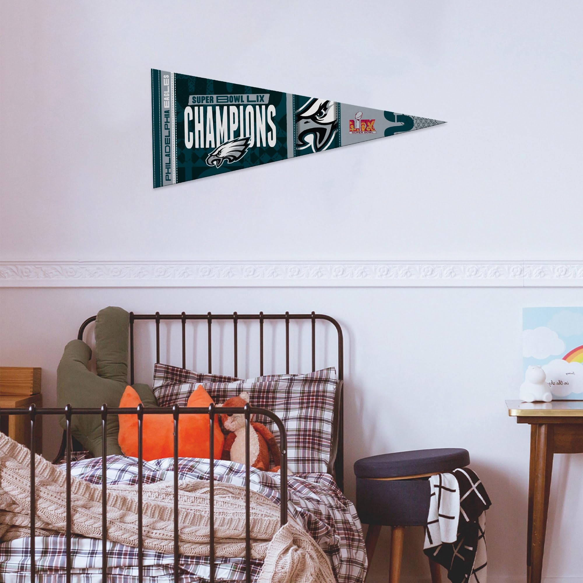 Foto 5 pulgar | Banderín Para Decoración De Pared Rico Industries Nfl Philadelphia Eagles - Venta Internacional.
