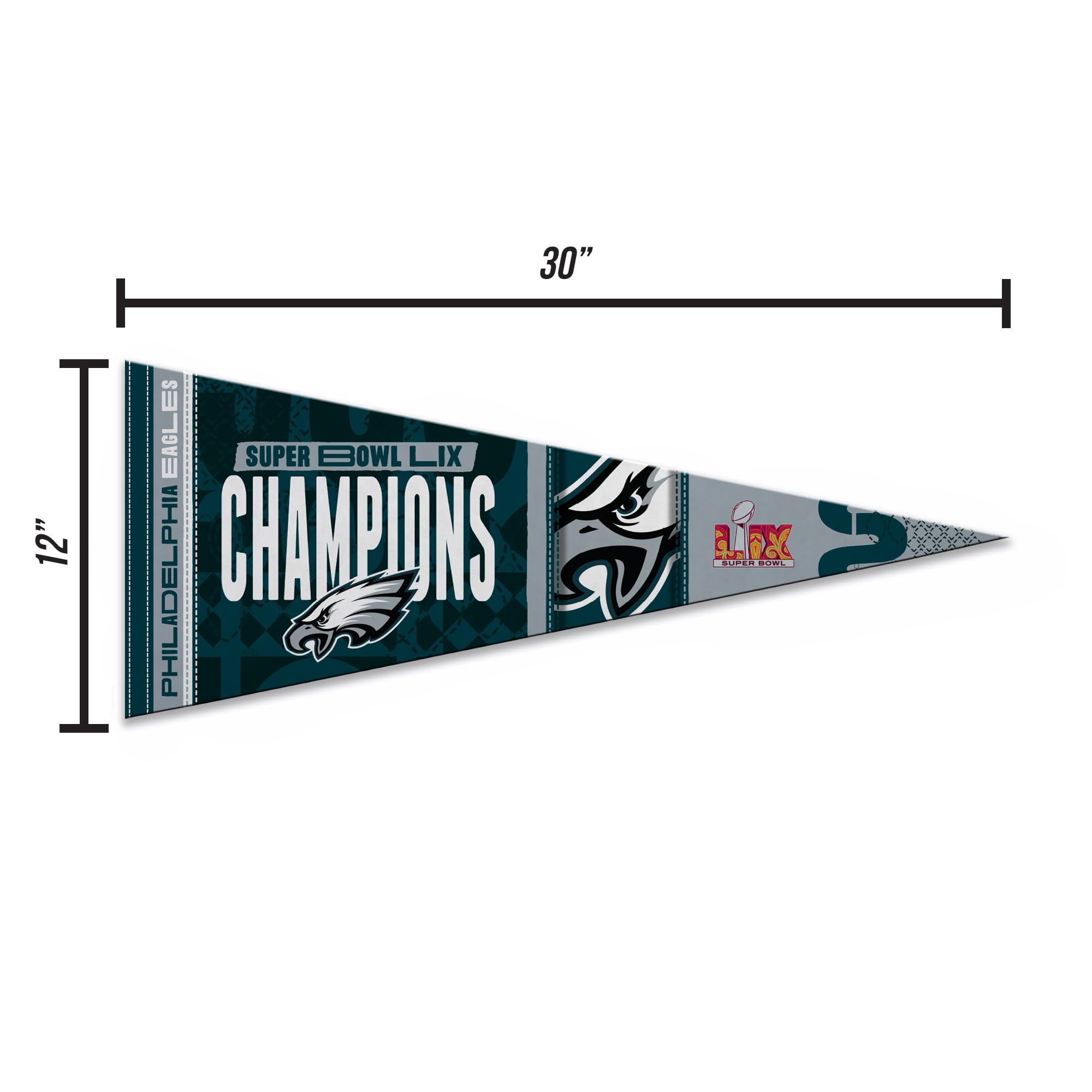 Foto 6 pulgar | Banderín Para Decoración De Pared Rico Industries Nfl Philadelphia Eagles - Venta Internacional.