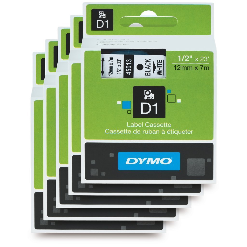 Foto 2 pulgar | Cinta De Etiquetado Dymo Standard D1 Para Labelmanager, Paquete De 5 - Venta Internacional.