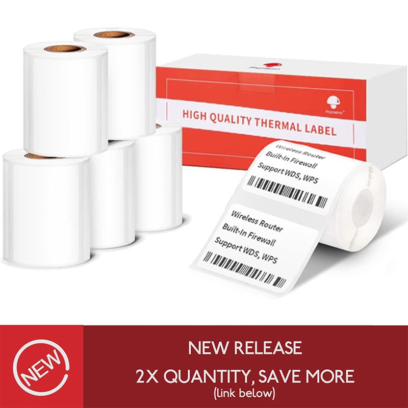 Foto 2 | Etiquetas Phomemo Square Series 230 De 40 X 30 Mm Para M110 - Venta Internacional.