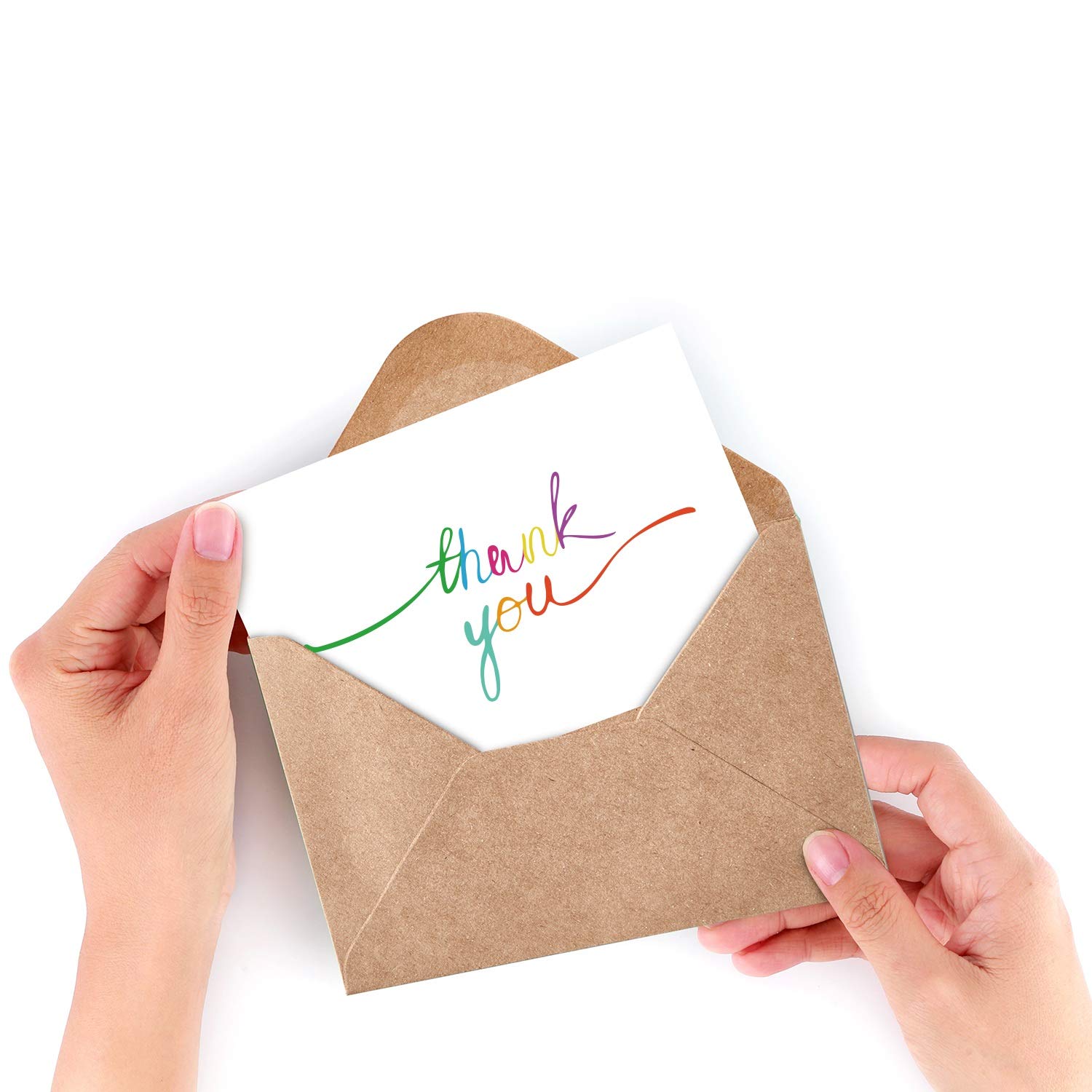 Foto 7 | Tarjetas De Agradecimiento Ohuhu 144 A Granel Con Sobres Y Pegatinas - Venta Internacional.