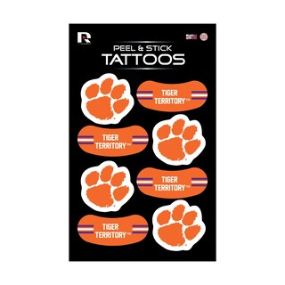 Foto 1 | Tatuajes Temporales Rico Industries Ncaa Clemson Tigers - Venta Internacional.