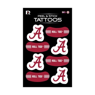 Foto 1 | Tatuajes Temporales Rico Industries Ncaa Alabama Crimson Tide - Venta Internacional.