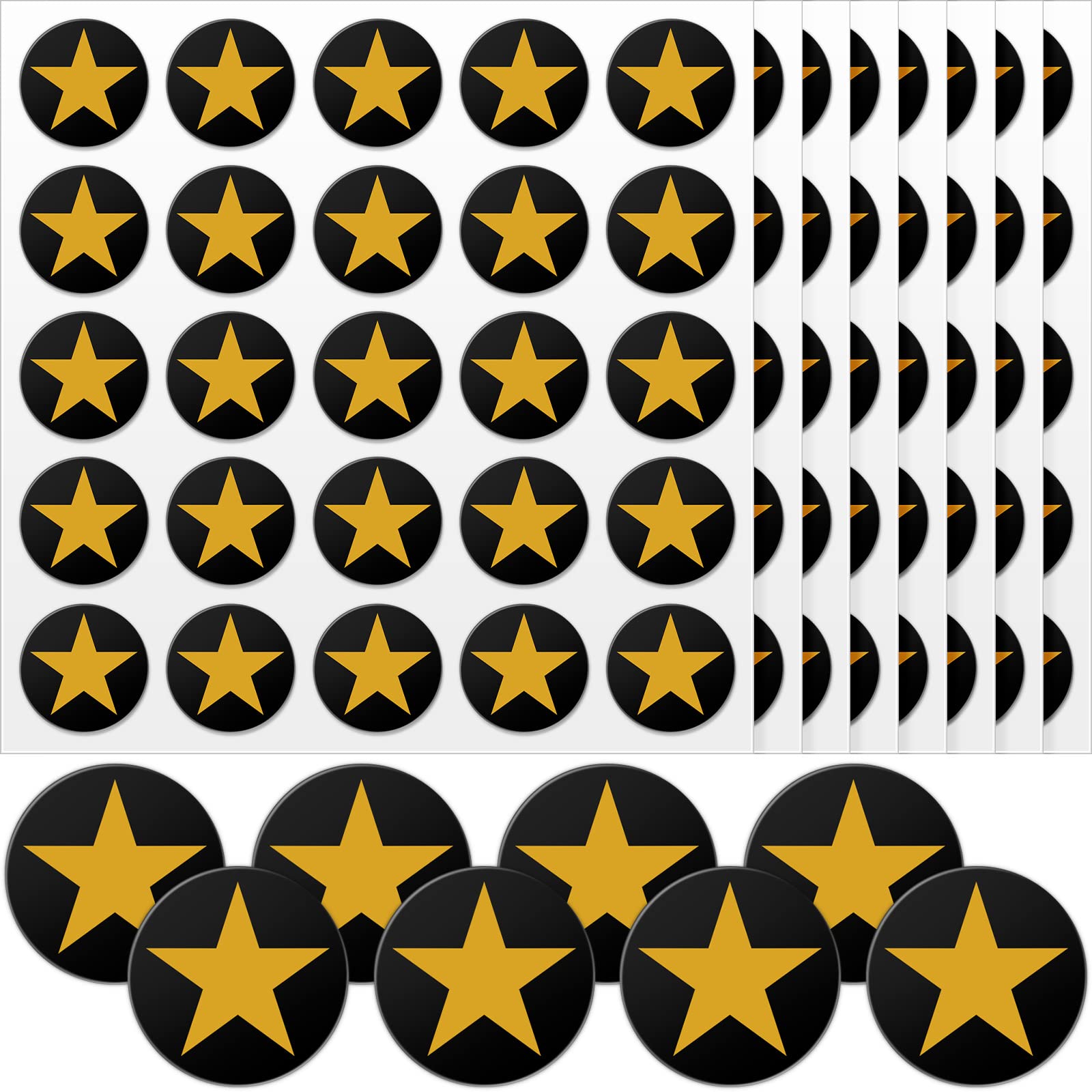 Pegatinas Para Cascos Leinuosen Star Football Baseball Hockey, 2 Cm - Venta Internacional.