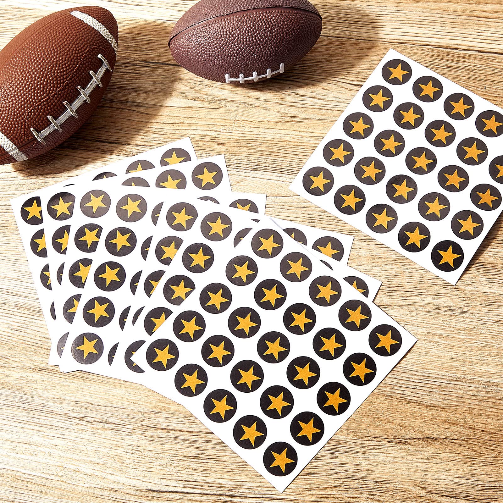 Foto 6 | Pegatinas Para Cascos Leinuosen Star Football Baseball Hockey, 2 Cm - Venta Internacional.