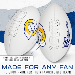 Foto 3 | Autógrafo De Football Franklin Sports Nfl Los Angeles Rams - Venta Internacional.