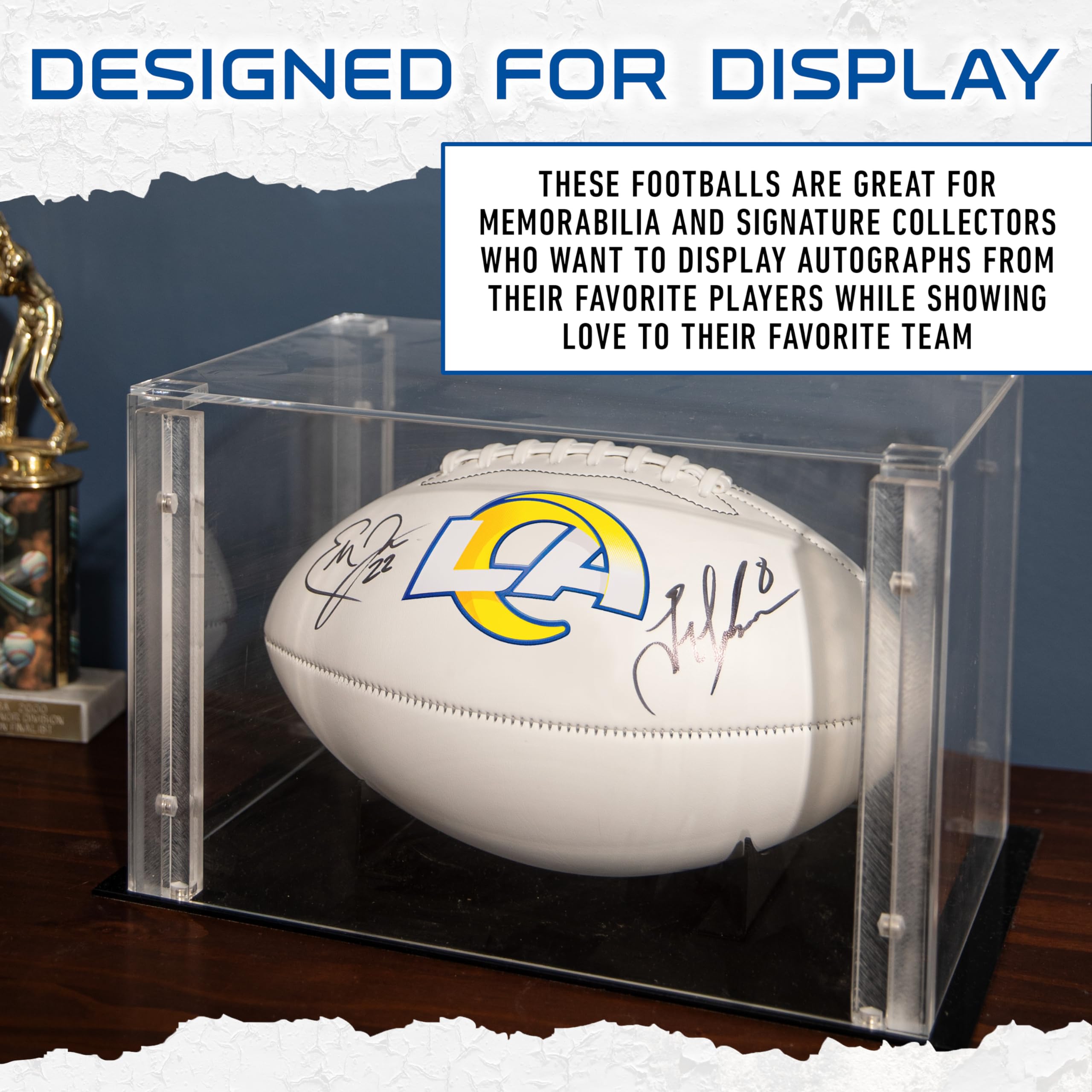 Foto 5 | Autógrafo De Football Franklin Sports Nfl Los Angeles Rams - Venta Internacional.
