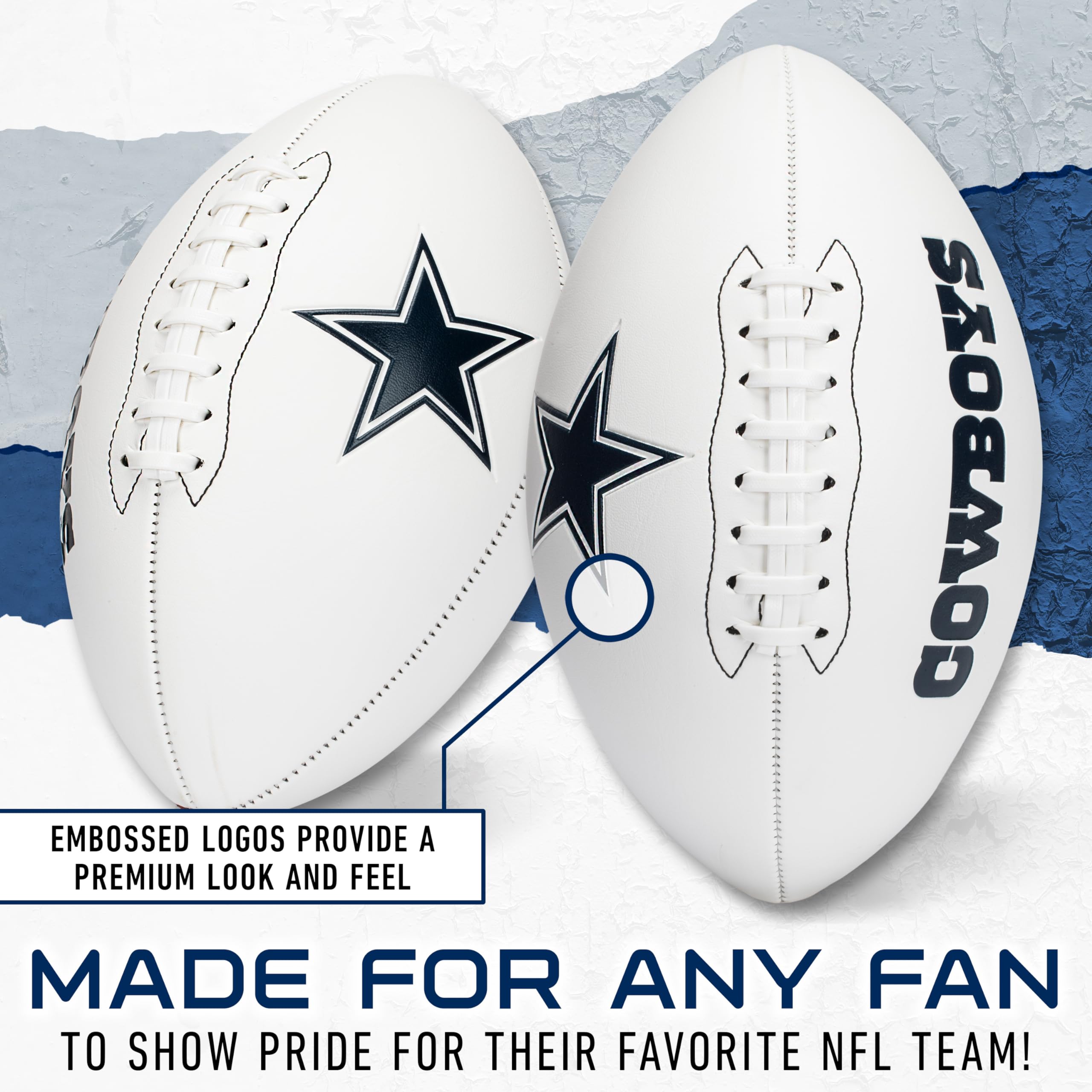 Foto 4 pulgar | Autógrafo De Football Franklin Sports Nfl Dallas Cowboys - Venta Internacional.