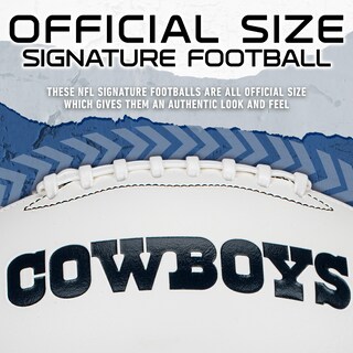 Foto 4 | Autógrafo De Football Franklin Sports Nfl Dallas Cowboys - Venta Internacional.