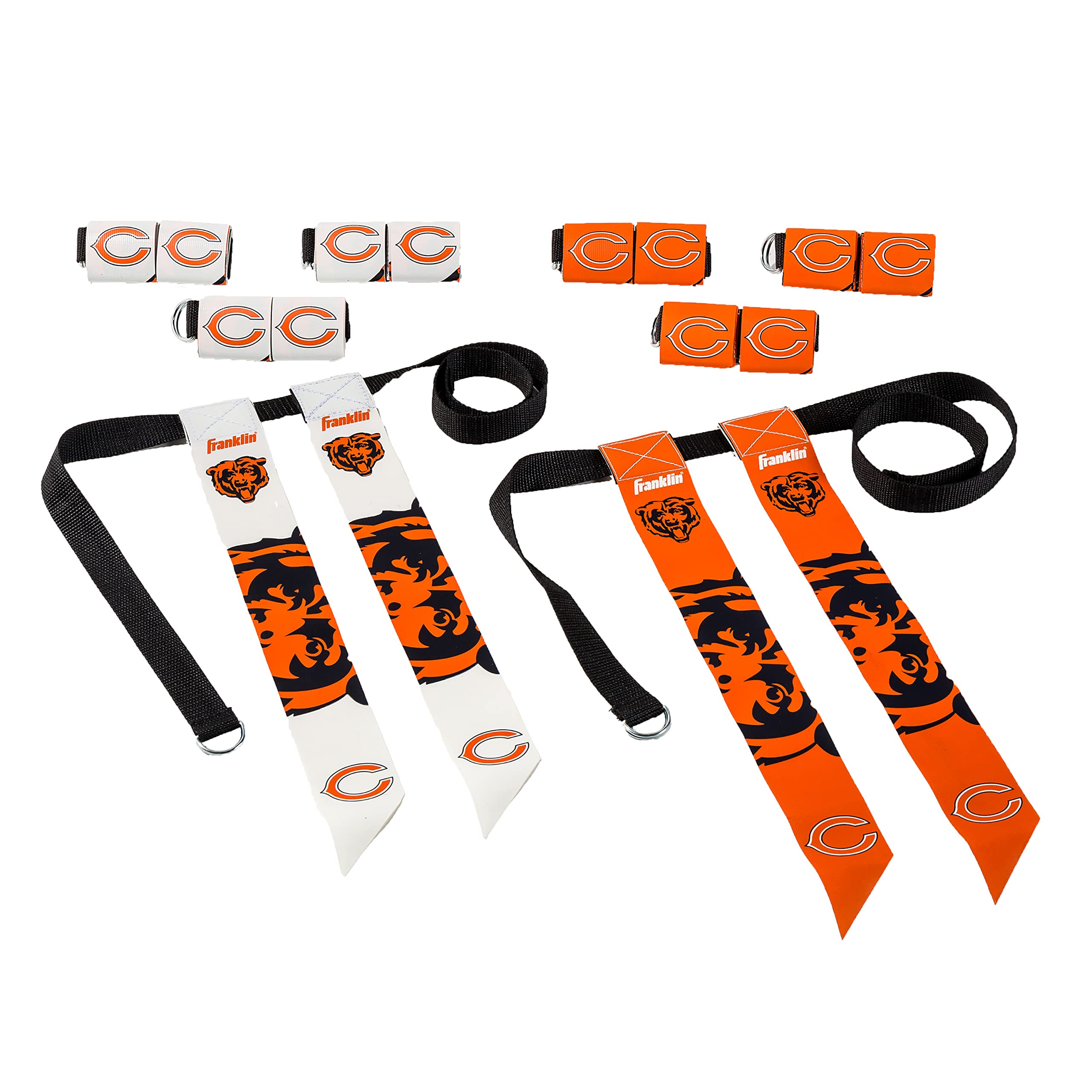 Set Con Bandera De Fútbol Americano Franklin Sports Nfl Chicago Bears - Venta Internacional. $871