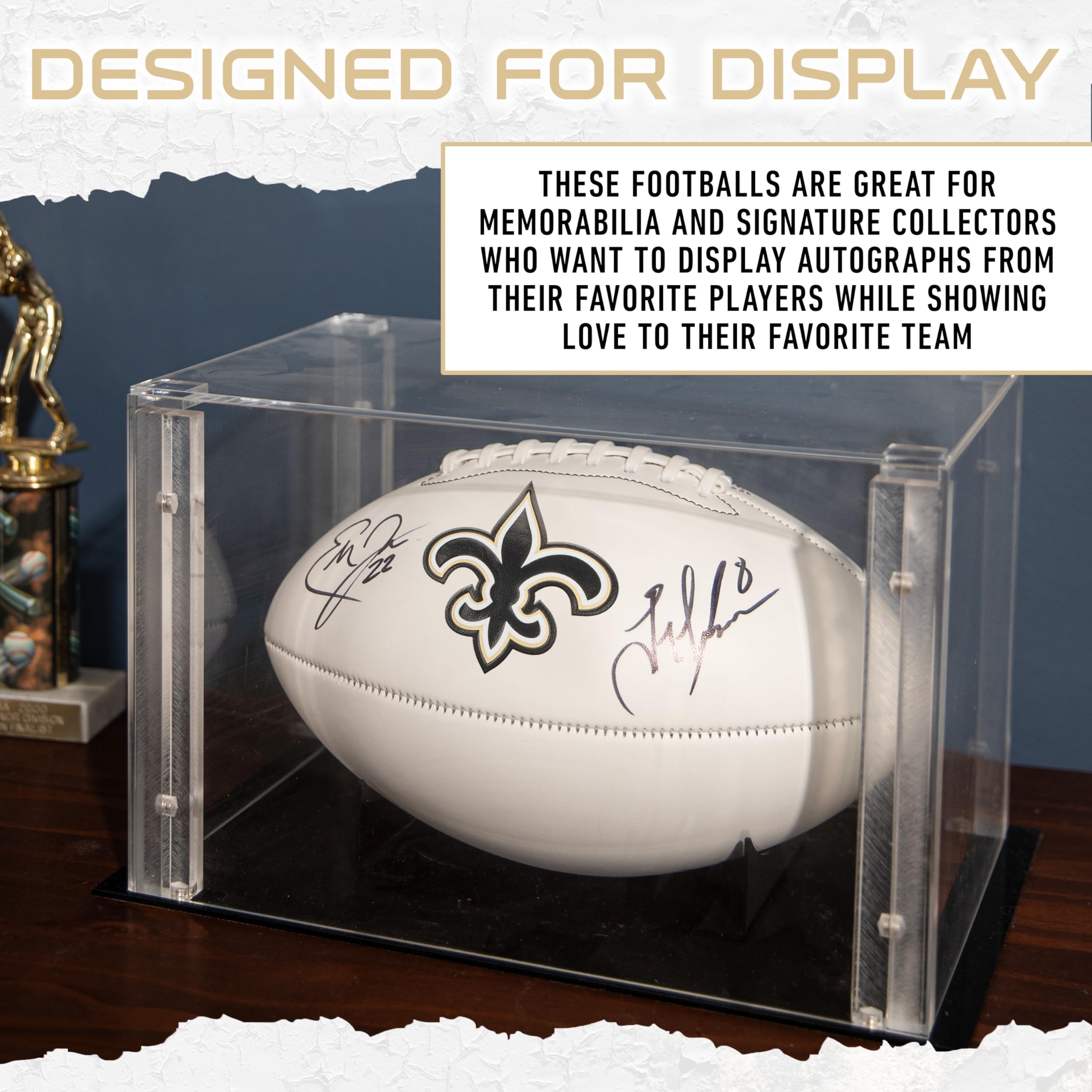 Foto 5 | Autógrafo De Football Franklin Sports Nfl New Orleans Saints - Venta Internacional.
