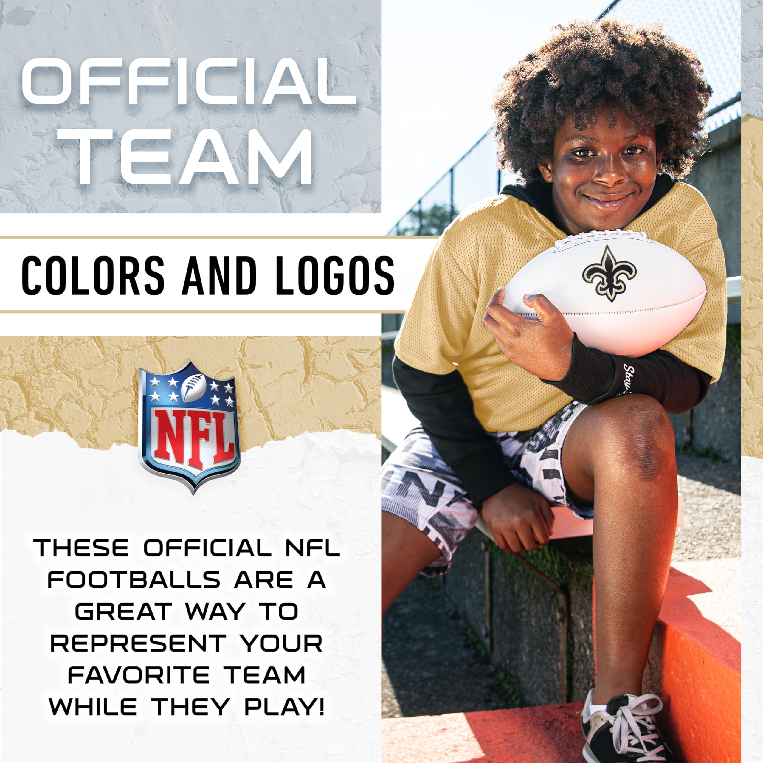 Foto 7 | Autógrafo De Football Franklin Sports Nfl New Orleans Saints - Venta Internacional.