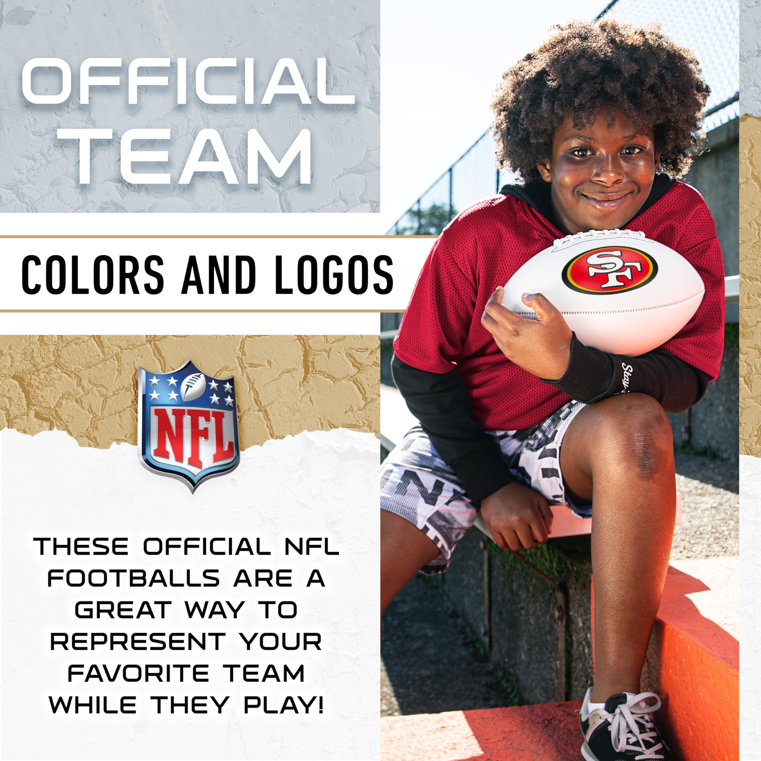 Foto 8 pulgar | Autógrafo De Football Franklin Sports Nfl San Francisco 49ers - Venta Internacional.
