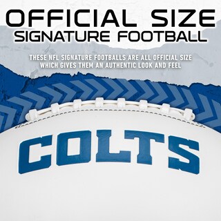 Foto 4 | Autógrafo De Football Franklin Sports Nfl Indianapolis Colts - Venta Internacional.