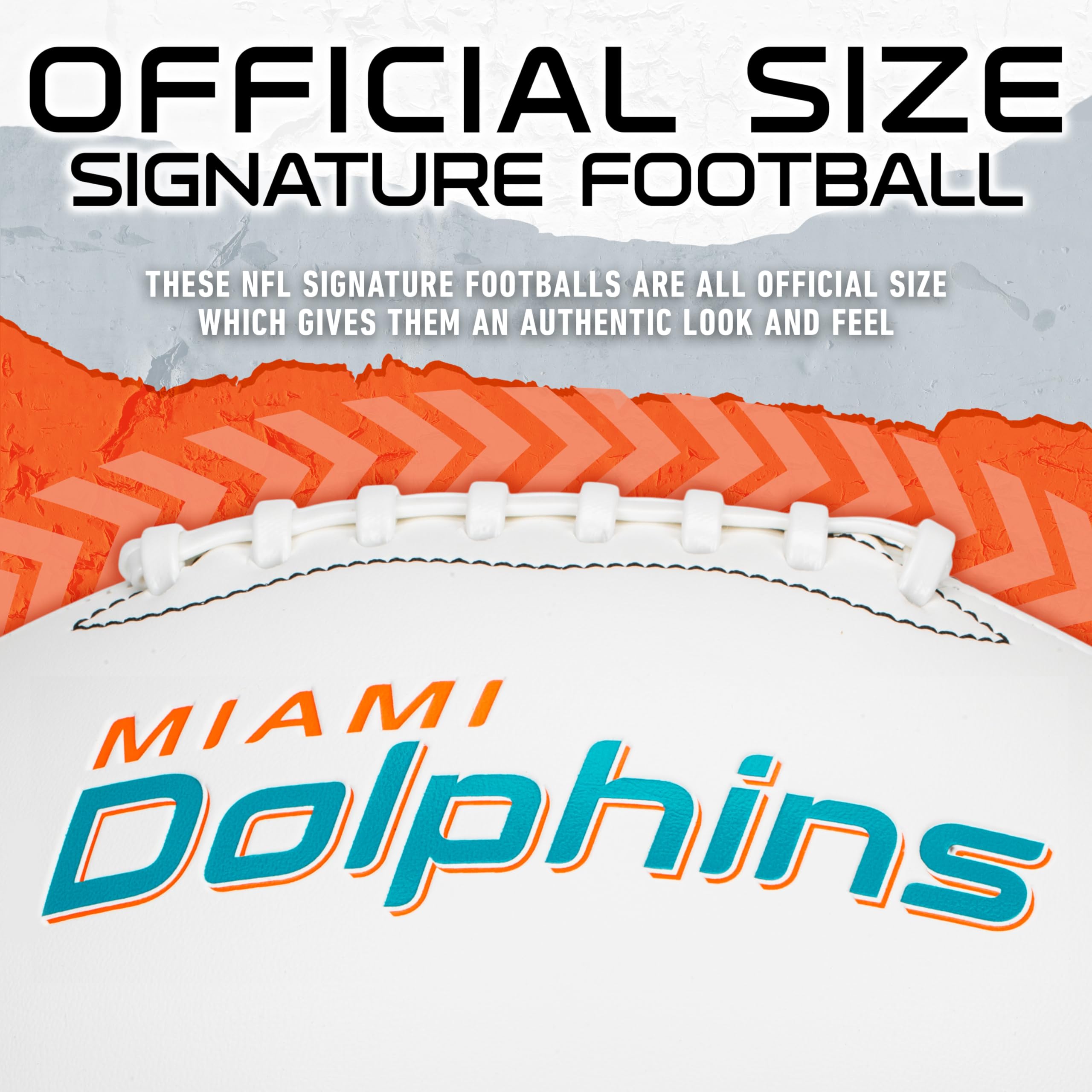 Foto 5 pulgar | Autógrafo De Football Franklin Sports Nfl Miami Dolphins - Venta Internacional.