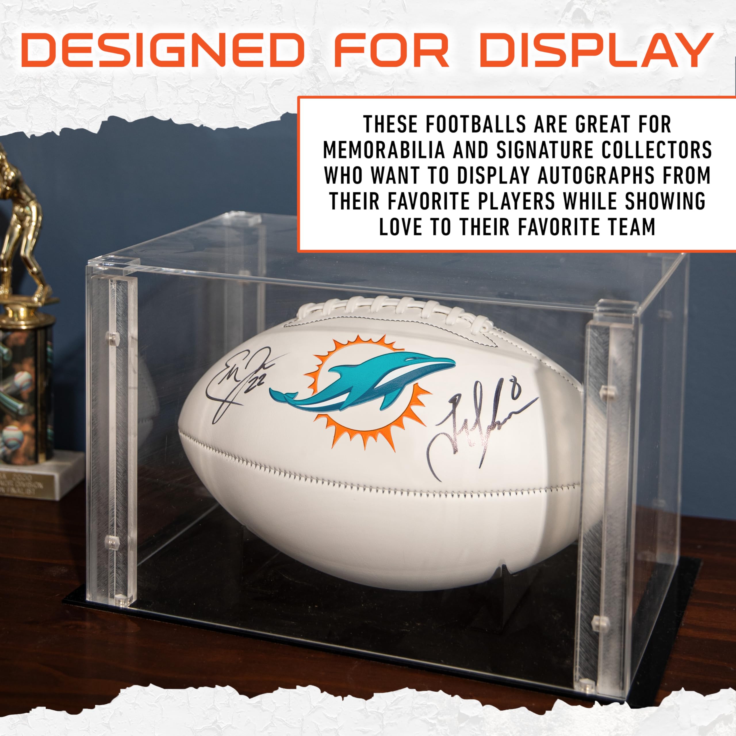 Foto 6 pulgar | Autógrafo De Football Franklin Sports Nfl Miami Dolphins - Venta Internacional.
