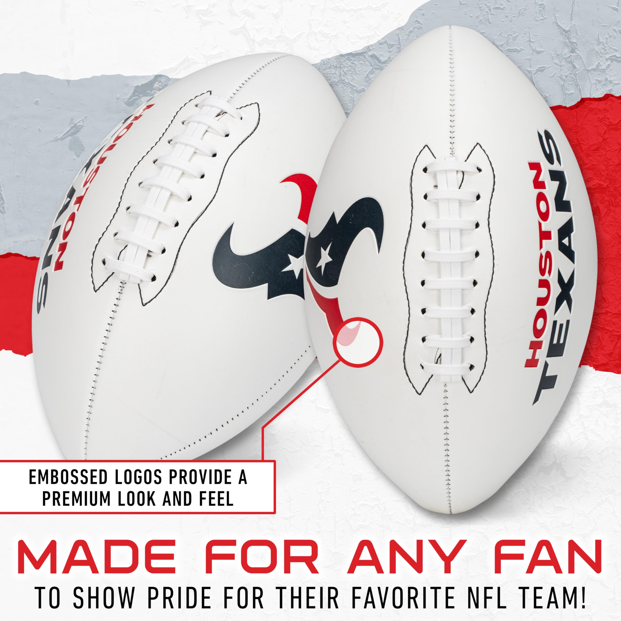 Foto 4 pulgar | Autógrafo De Football Franklin Sports Nfl Houston Texans - Venta Internacional.