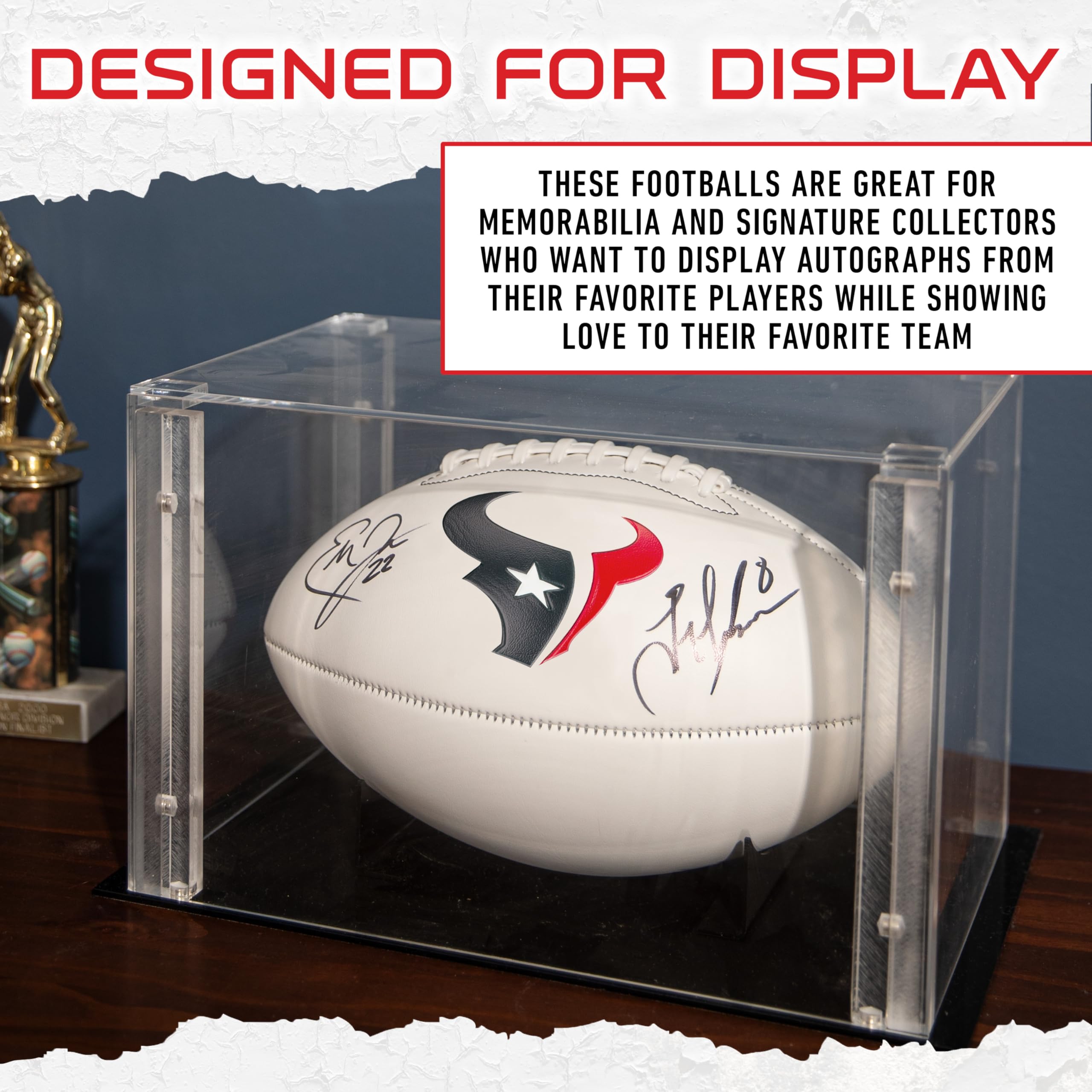 Foto 6 pulgar | Autógrafo De Football Franklin Sports Nfl Houston Texans - Venta Internacional.