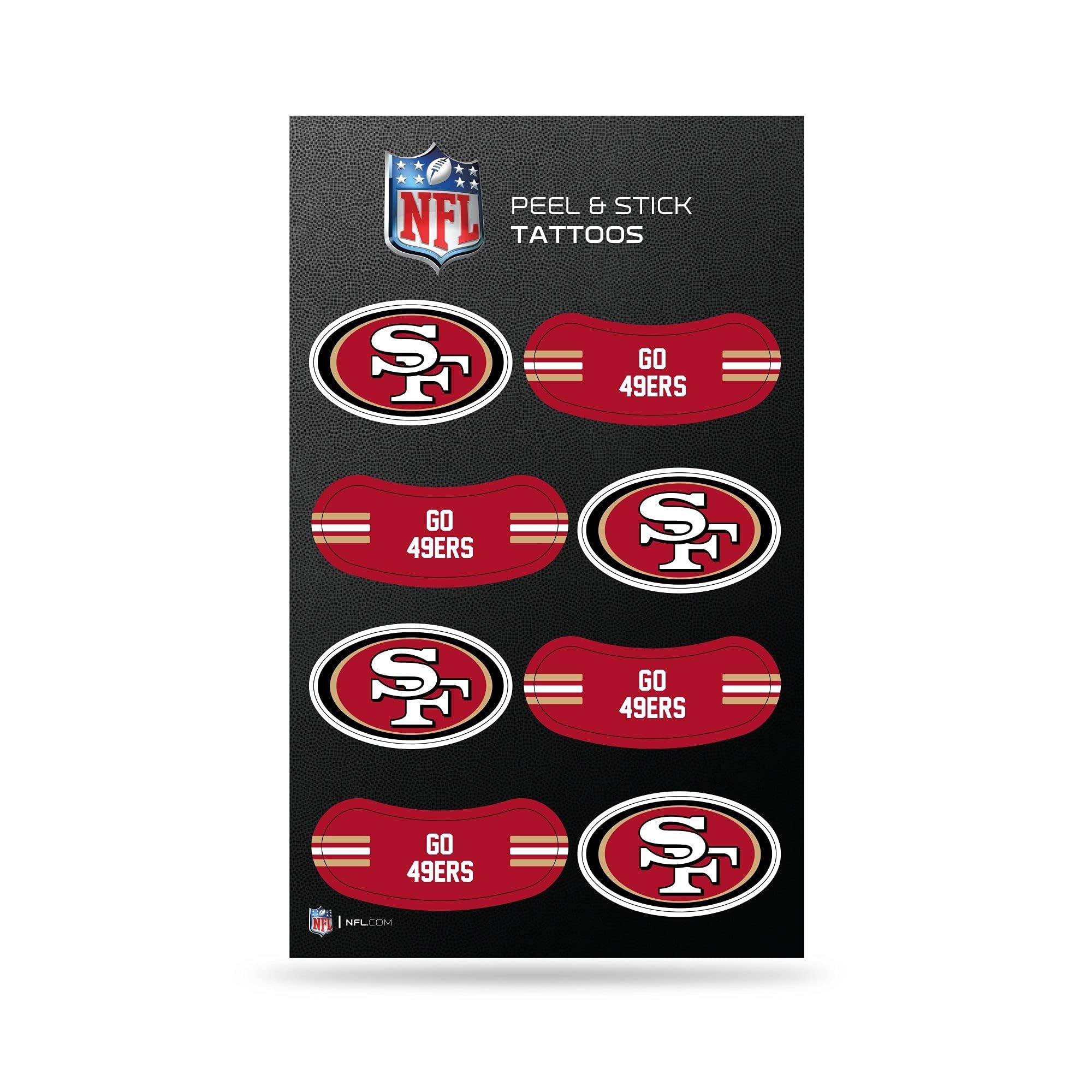 Tatuajes Temporales Rico Industries Nfl San Francisco 49ers - Venta Internacional.