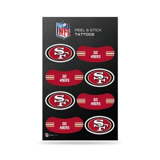 Foto 1 | Tatuajes Temporales Rico Industries Nfl San Francisco 49ers - Venta Internacional.