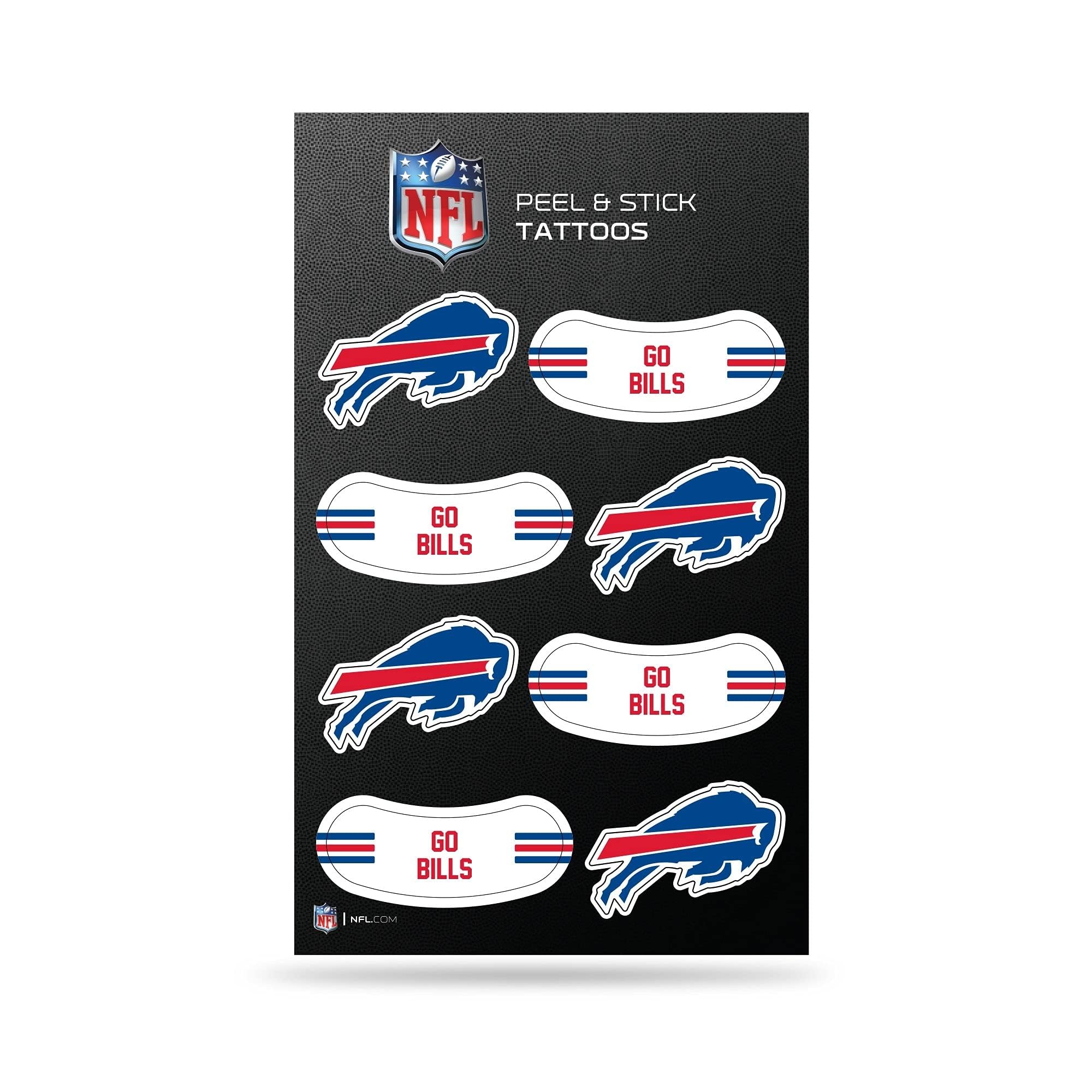 Tatuajes Temporales Rico Industries Nfl Buffalo Bills - Venta Internacional.