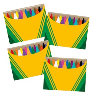 Foto 1 | Etiquetas De Identificación Eureka Crayola, Crayones Autoadhesivos, 40 Unidades - Venta Internacional.
