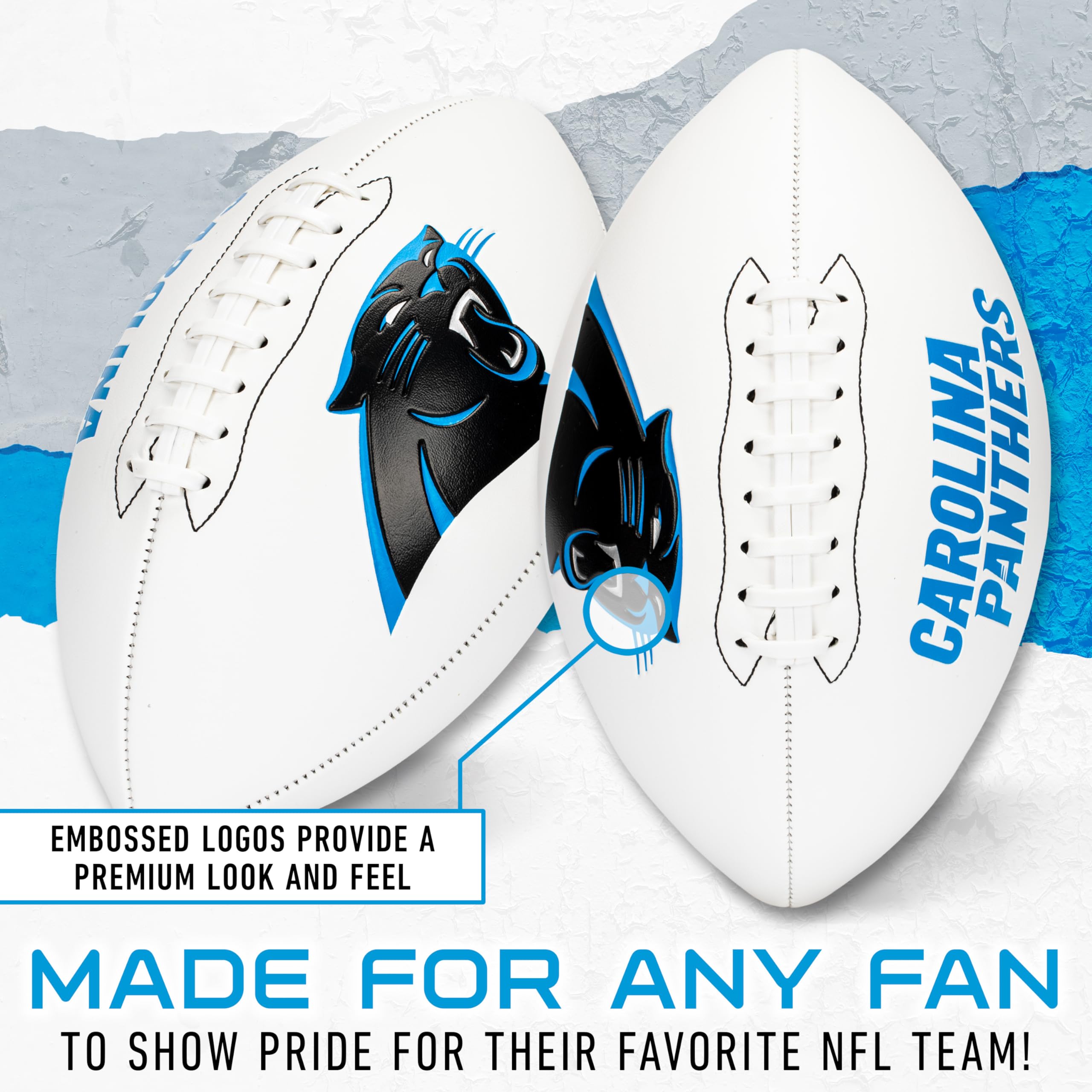 Foto 4 pulgar | Autógrafo De Football, Franklin Sports, Nfl, Carolina Panthers - Venta Internacional.