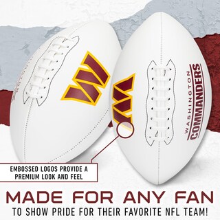 Foto 3 | Autógrafo De Football Franklin Sports Nfl Washington Commanders - Venta Internacional.