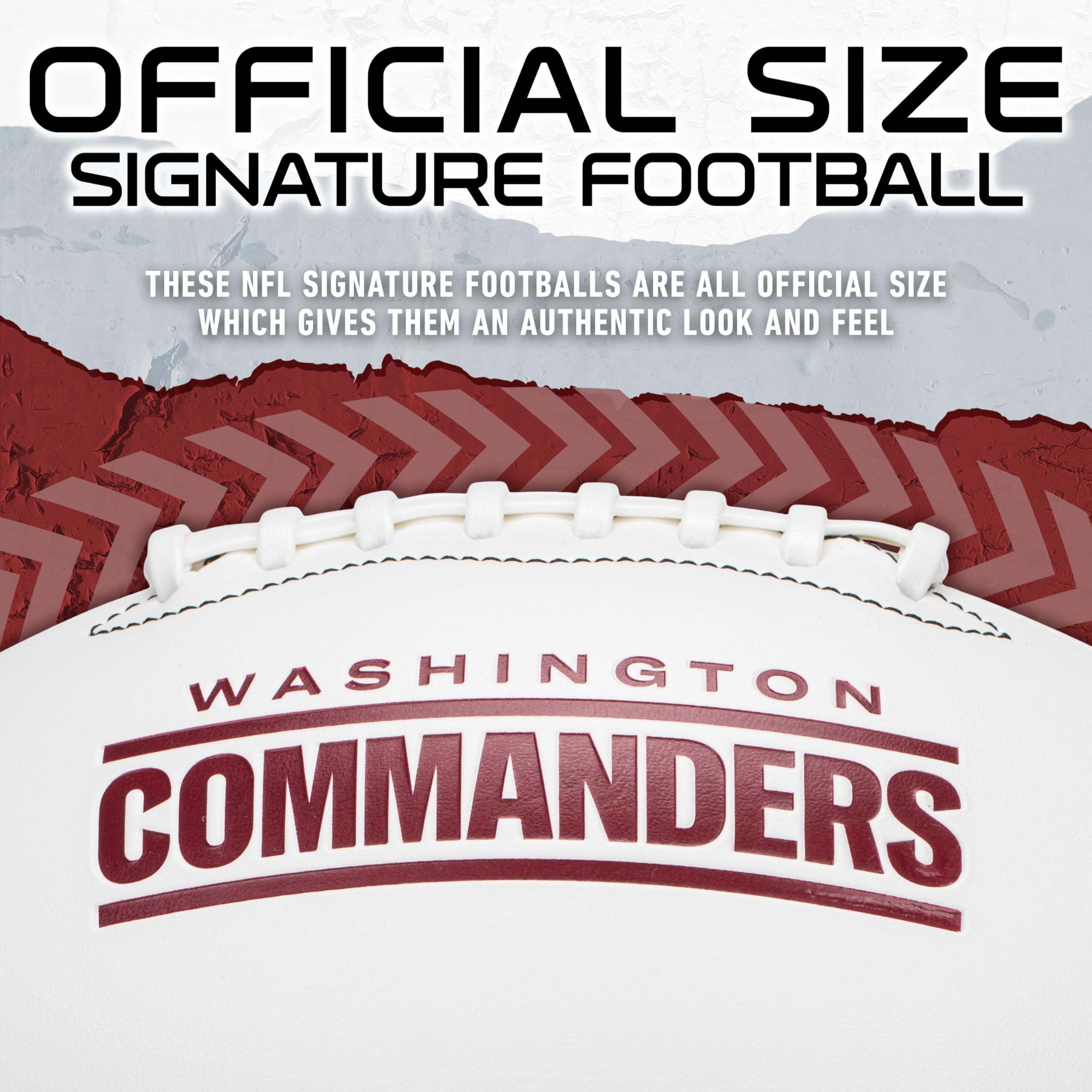 Foto 5 pulgar | Autógrafo De Football Franklin Sports Nfl Washington Commanders - Venta Internacional.